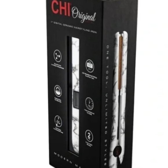 chi tourmaline ceramic flat iron - 1 - modern marble ++ FREE Case 🆕📦⌚🏃🏻💨⚡🚚 - Picture 13 of 16